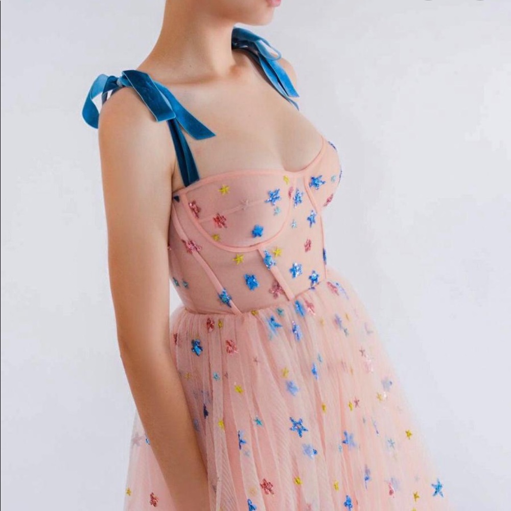 Lirika Matoshi Pink Sky Dress